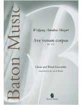 Ave Verum Corpus, KV. 618 Concert Band sheet music cover